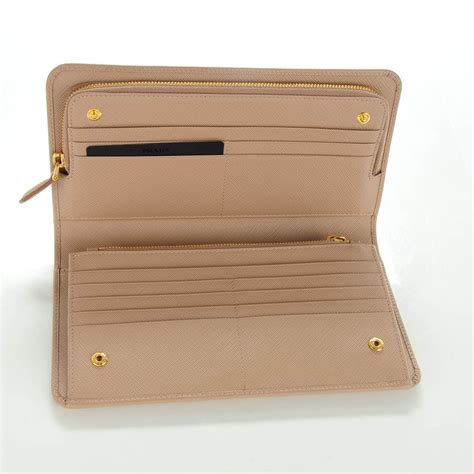 prada saffiano double snap travel wallet|Prada saffiano wallet dupe.